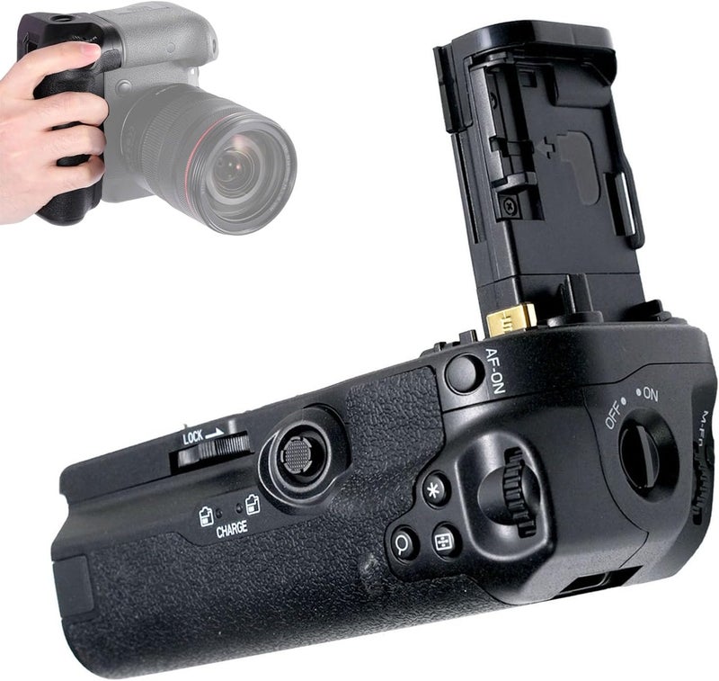 asitoo BG-R10 Vertical Camera Battery Grip for Canon EOS R5 R5C EOS R6 R6 Mark II Camera,Replacement for Canon BG-R10 Battery Grip，Powered by LP-E6/LP-E6N/LP-E6NH Batteries for Stable Vertical Shooting - Image 1